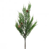 Cypress branches artificial Christmas branch with cones 78cm