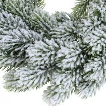 Christmas wreath fir branches Fir wreath artificially snowed Ø28cm