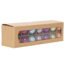 Product Christmas tree bauble set, colorful Christmas baubles, shiny, 40mm, 24 pieces