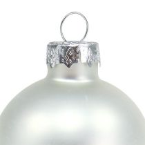 Product Christmas ball Ø4cm silver gloss/matt 24 pcs