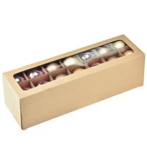 Product Christmas bauble trio gold &amp; rose – elegant set of 3 with shine and style 5cm 24pcs