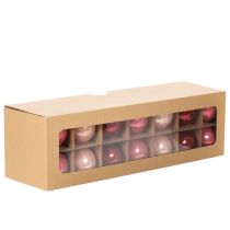 Product Christmas Bauble Set, Shiny Festive Decoration, 6cm, 24 Pieces