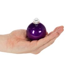 Product Christmas tree bauble set, colorful shiny Christmas baubles, 60mm, 24 pieces