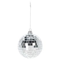 Product Christmas bauble decoration, mirrored ball for hanging, 7cm, 6 pieces