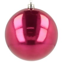 Product Christmas ball plastic large Christmas tree ball pink Ø14cm
