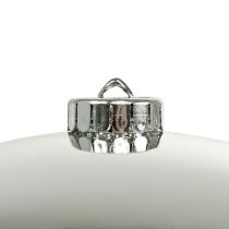 Product Christmas ball plastic large silver Ø25cm