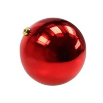 Product Christmas ball plastic small Ø14cm red 1 pc