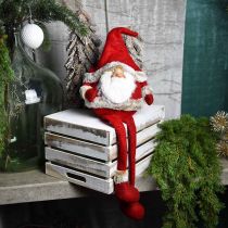 Product Santa Claus edge stool decorative figure Christmas 28×22×88cm