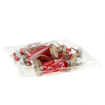 Product Christmas decorations spool of thread for hanging red 4pcs