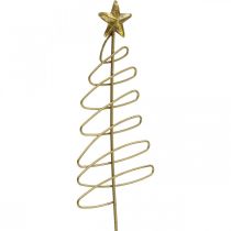 Product Christmas pine tree flower pin metal 30cm 6 pcs