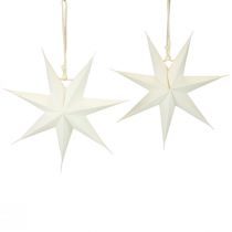 Product Poinsettia window, paper stars Christmas, folding star Ø20cm 4pcs