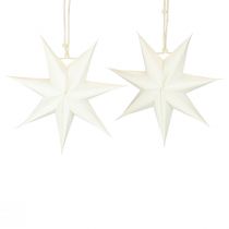Product Poinsettia window, paper stars Christmas, folding star Ø21cm 4pcs