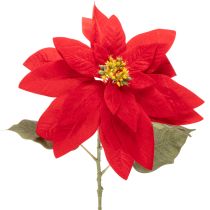 Product Artificial Poinsettia Red Single Stem Decoration 82cm
