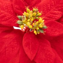 Product Artificial Poinsettia Red Single Stem Decoration 82cm