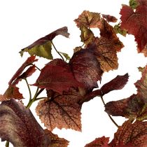 Vine leaves garland dark red 190cm