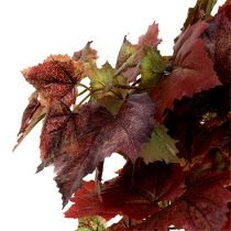 Vine leaves hanger green, dark red 100cm