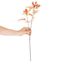 Product Artificial hawthorn branch with leaves and berries, 62cm