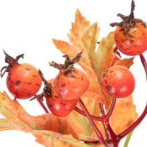 Product Artificial hawthorn branch with leaves and berries, 62cm