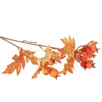 Product Artificial hawthorn branch with leaves and berries, 62cm