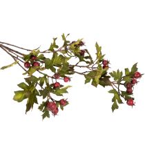 Product Artificial hawthorn branch with red berries, decoration, 110cm
