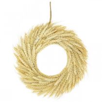 Natural wreath, wheat wreath, wheat wreath, grain wreath 30cm