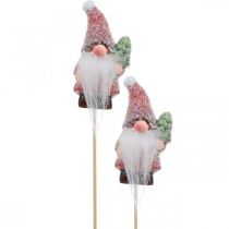 Product Decorative gnome Santa Claus decorative plugs Christmas 10cm 4pcs