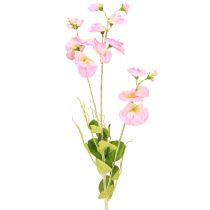 Product Sweet peas artificial flowers pink on long stem 74cm 2pcs