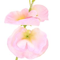 Product Sweet peas artificial flowers pink on long stem 74cm 2pcs