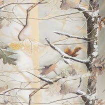 Product Glass lantern with branch design, gold interior, 12cm