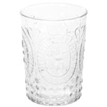 Product Glass hurricane lantern, candle holder, tealight holder, glass Ø7.5cm H10cm