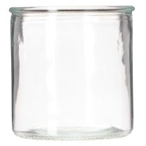 Product Glass cylinder vase, transparent, versatile, 10cm, 3 pieces