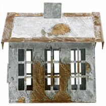 Product Lichthaus tea light holder Metal tea light house H14.5cm