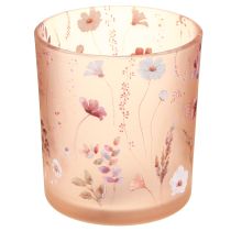 Product Elegant candle holder with a delicate floral design for harmonious room decor, 8cm, 4 pieces