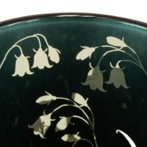 Product Decorative glass lantern with leaf design for stylish home accents, 8cm, 4 pieces