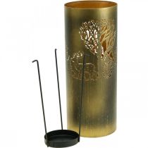 Product Vintage candle holder metal deer 30/38.5/45cm set of 3