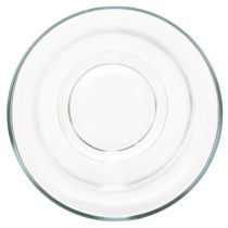 Product Glass candle holder/vase for atmospheric interior design with classic elegance, 25cm