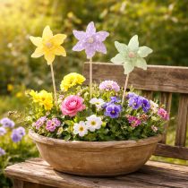 Product Flower stakes, garden stakes for spring decoration, outdoor use, 28cm, 12 pieces