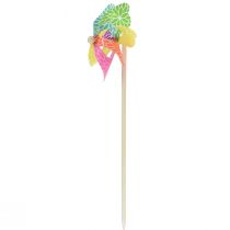 Product Windmill pink turquoise colorful summer decoration Ø15cm H48cm 3pcs