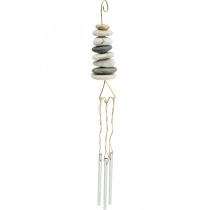 Wind Chime Hanger Chime Maritime with Stones H50cm