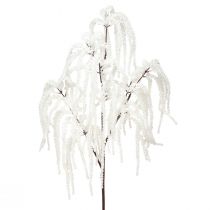Product Decorative branch weeping willow winter decoration white glitter 82cm 2pcs