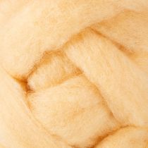 Product Wool cord, wool ribbon, cream orange, 10m wool for wreaths & arrangements