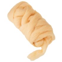 Product Wool cord, wool ribbon, cream orange, 10m wool for wreaths & arrangements