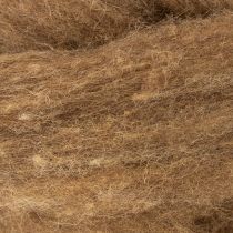 Product Wool cord, decorative wool, brown, 2m. Wool cord, felting wool for crafts &amp; floristry.