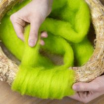 Product Soft Felt Wool for Seasonal and Home Decoration, 2m Green