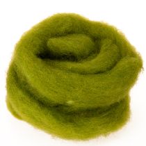 Product Soft felted wool for decorative designs and seasonal arrangements, 2m green