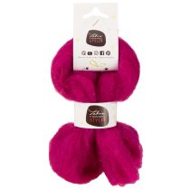 Product Wool cord Soft felted wool for decorative designs and seasonal arrangements 2m Pink