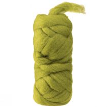 Product Wool sliver felt cord waterproof &amp; colorfast wool green 10m
