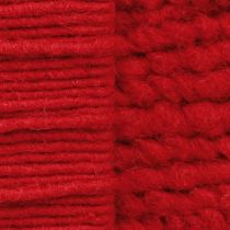 Product Wool Cord Red Felt Cord Wick Thread Fleece L7m Set 2Pcs