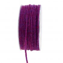 Wool cord colored 3mm 100m