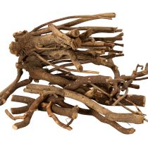 Product Decorative wooden branches and rootstocks, naturally dried, 18cm, 500g